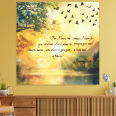 Bibelversen bewundern Naturszenen Leinwanddruck (Insitu (Wohnzimmer))