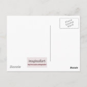 Bibelversen, ein Pferd im Sonnenuntergang Postkarte (Rückseite)