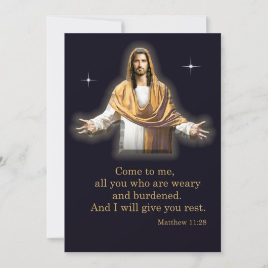 Bibelversen Einladung (Vorderseite)