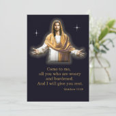 Bibelversen Einladung (Stehend Vorderseite)