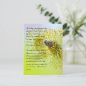 Bibelversen, Frühlingszeit Postkarte (Stehend Vorderseite)