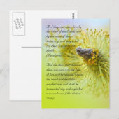 Bibelversen, Frühlingszeit Postkarte (Vorne/Hinten)