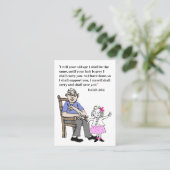 Bibelversen für Senioren Visitenkarte (Stehend Vorderseite)