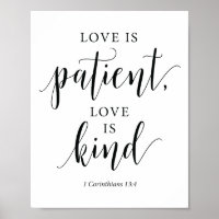 Bibelversen - Liebe ist Liebe für den Patienten