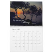 Bibelversen & schöne Sonnenuntergänge Christlich Kalender (Mär 2026)