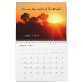 Bibelversen & schöne Sonnenuntergänge Christlich Kalender (Jan 2027)