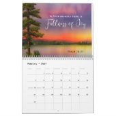 Bibelversen & schöne Sonnenuntergänge Christlich Kalender (Feb 2027)