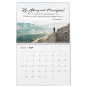 Bibelversen und Gebirge Christlich Kalender (Mär 2027)
