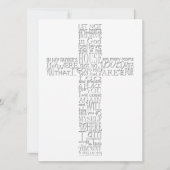 Bibelversen von John 14 Memorial Service Einladung (Vorderseite)