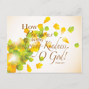 Bibelversen Wie Wertvoll Postkarte