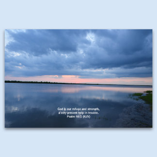 Bibelversenposter der Schrift - 36 x 24 Christlich Poster