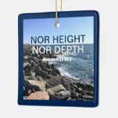 Bibelversenwellen der Blaue Erde Keramikornament (Links)