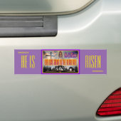 Bibelzeichen "He is RISEN" Autoaufkleber (Auf Auto)