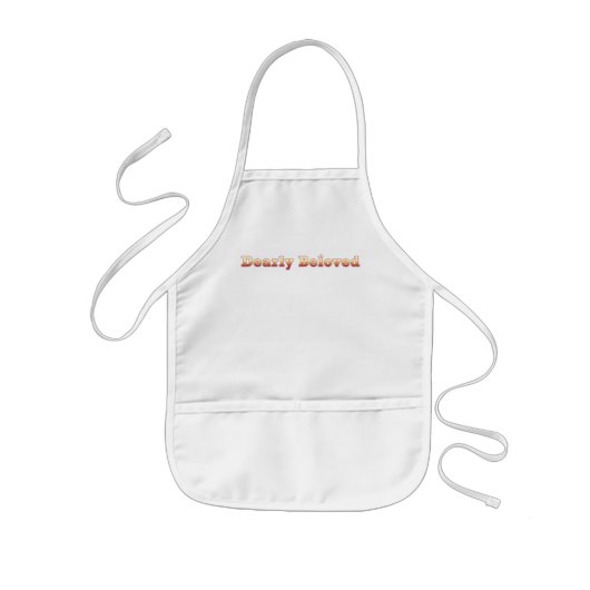 Bibelziffer mit goldenem Text Kinderschürze (Vorne)