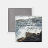 Bibelziffer Psalm 139:9-10-Magnet Magnet (Vorderseite/Rückseite)