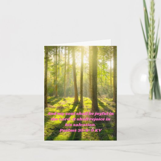 Bibelziffern Karte (Vorderseite)