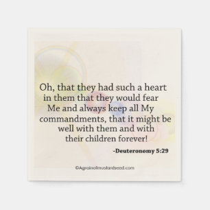 Bibelziffern Serviette