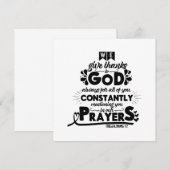 Bibelzitat Einladung (Vorne/Hinten)