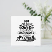 Bibelzitat Einladung (Stehend Vorderseite)