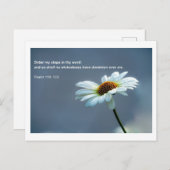 Bibelzitat - Psalm 119 Postkarte (Vorne/Hinten)