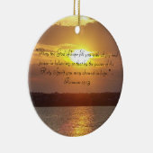 Bibelzitat Römer-15:13verzierung Keramikornament (Rechts)