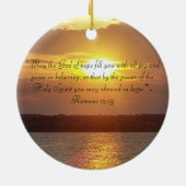 Bibelzitat Römer-15:13verzierung Keramikornament (Hinten)