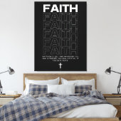 Bibelzitat zum Glauben Matthew 21:22 Leinwanddruck (Insitu (Schlafzimmer))