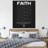 Bibelzitat zum Glauben Matthew 21:22 Leinwanddruck (Insitu (Schlafzimmer))