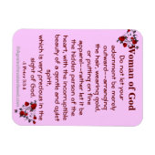 Bibelzitate Agrainofmustardseed.com Magnet (Horizontal)