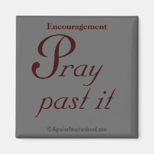 Bibelzitate Agrainofmustardseed.com Magnet