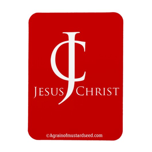 Bibelzitate Agrainofmustardseed.com Magnet (Vertikal)
