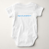 Bibelzitate Inspiration Baby Strampler (Rückseite)