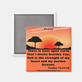 Bibelzitate Inspiration Magnet (Vorderseite/Rückseite)