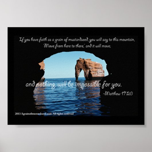 Bibelzitate Inspiration Poster (Vorne)