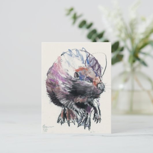 Biber 2001 postkarte (Stehend Vorderseite)