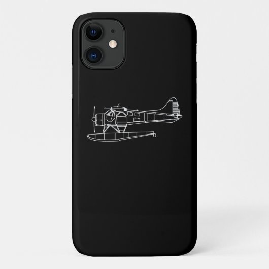 Biber auf Flohsee Flugzeug Piot Funny Geschenk Case-Mate iPhone Hülle (Rückseite)