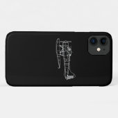 Biber auf Flohsee Flugzeug Piot Funny Geschenk Case-Mate iPhone Hülle (Rückseite (Horizontal))