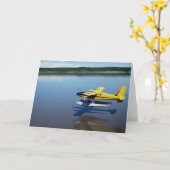 Biber, auf Fluss landen Karte (Gelbe Blume)