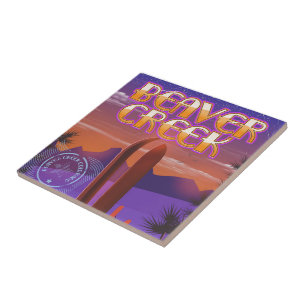 Biber-Bach Colorado-Skiposter Fliese