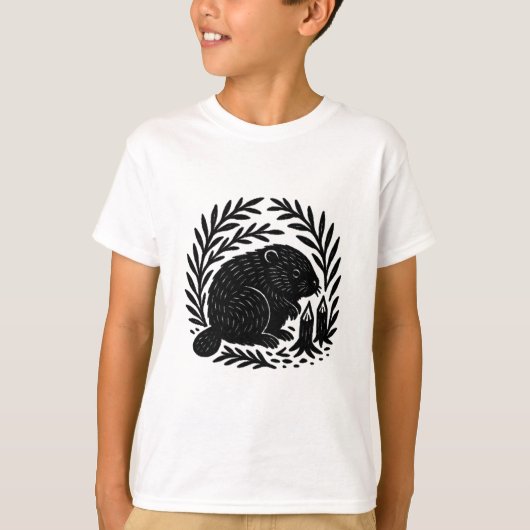 Biber/Beaver T-Shirt (Vorderseite)