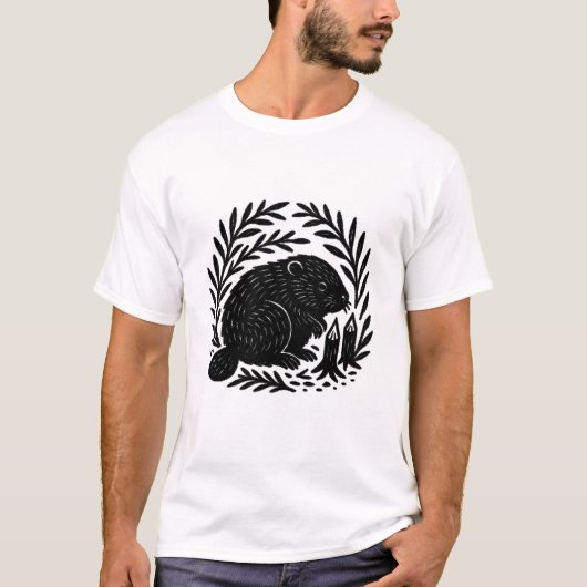 Biber/Beaver T-Shirt (Vorderseite)