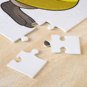 Biber beim Schwimmen mit Swimming-Ring Puzzle (Seite)