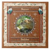 Biber-Builder-Energie Fliese (Vorderseite)