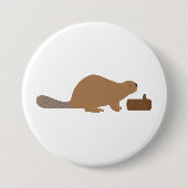 Biber Button (Vorderseite)