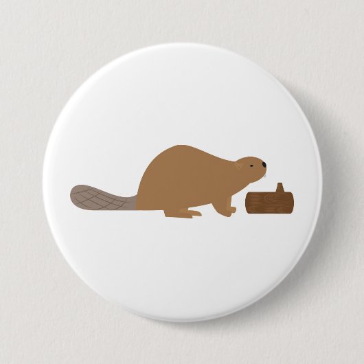 Biber Button (Vorderseite)