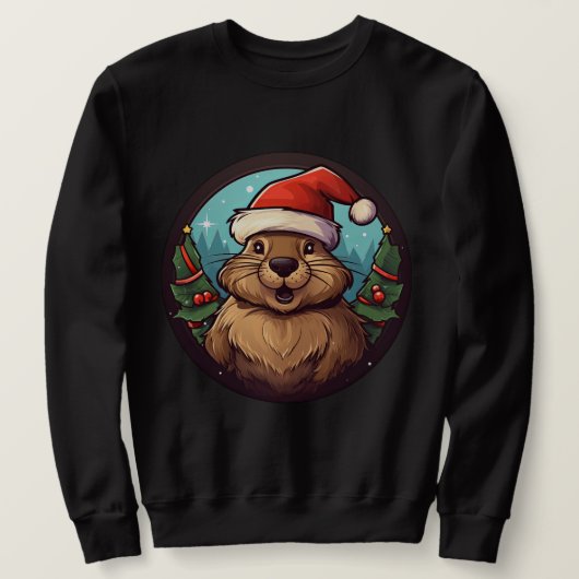 Biber Christmas Sweatshirt (Design vorne)