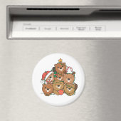 Biber Christmas Tree Funny Animal Christmas Magne Magnet (In Situ (Geschirrspüler))