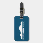 Biber Creek Bitte Gepäckanhänger (Vorderseite vertikal)