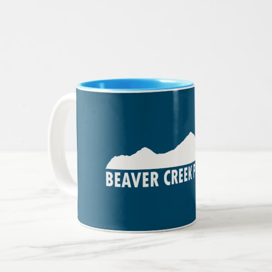 Biber Creek Bitte Zweifarbige Tasse (Vorderseite Links)