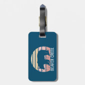 Biber Creek Colorado Retro Bär Gepäckanhänger (Rückseite vertikal)